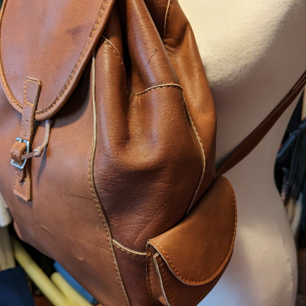 Leather Backpack - Picture 6 of 9